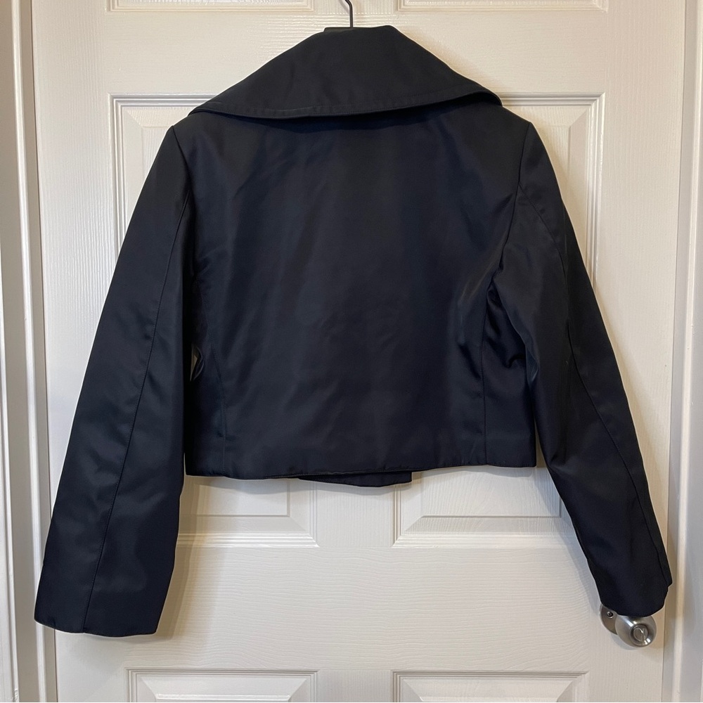 Giorgio Armani Short Single Breasted Jacket Black Size 10 - Picture 5 of 6